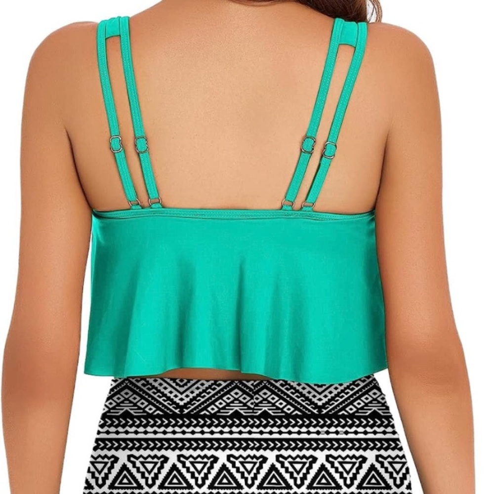 Women’s Ruffle Swim Top - Picture 4 of 5